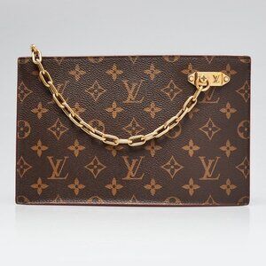 Louis Vuitton Monogram Canvas Legacy Chain Clutch Bag